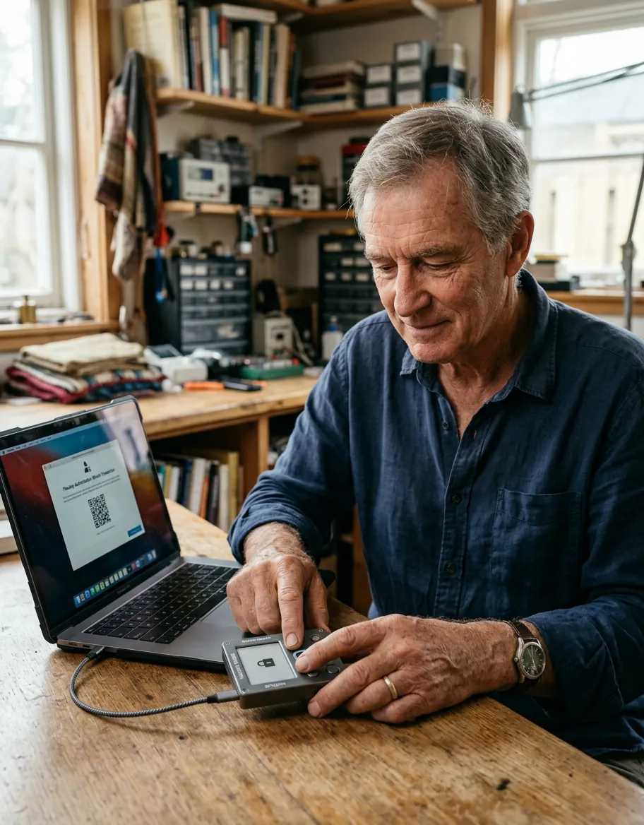 A Stateless Passkey Signer for Bitcoin