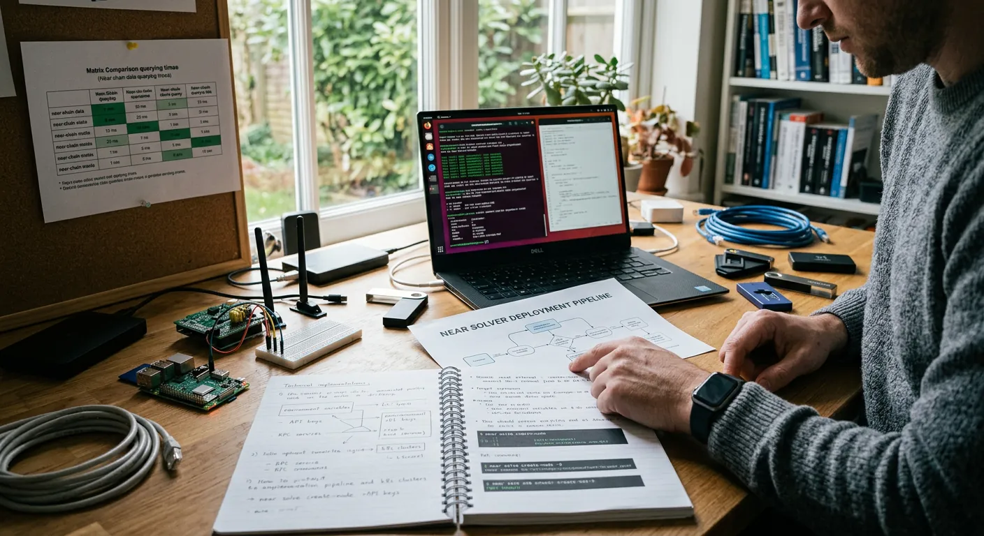 How to start your own near solver: chart, technical bits (env, keys, services, deployment)